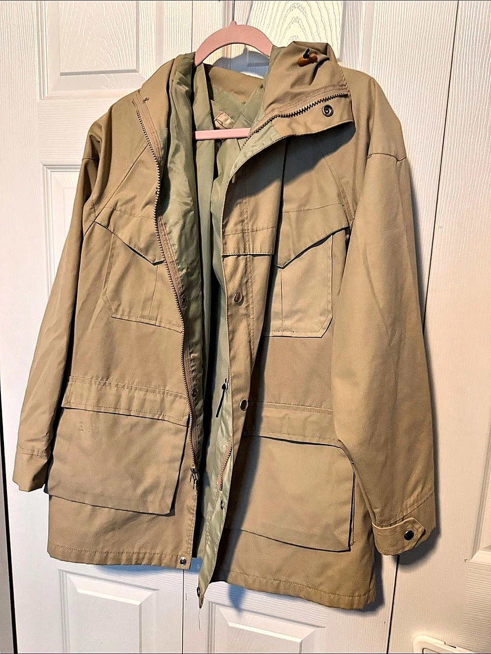 Expedition T/C Poplin Mountain Parka Brown Large